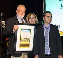 Herbert D. Hinkle, Esq. receiving Autism New Jersey's Lifetime Achievement Award